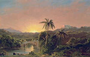 Sonnenuntergang in Ecuador