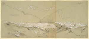 Oberer Aletschgletscher mit dem Großen Fusshorn