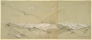 Oberer Aletschgletscher mit dem Großen Fusshorn