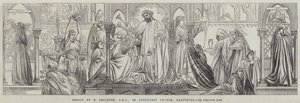 Fresko in der Lyndhurst Church, Hampshire von Frederic Leighton