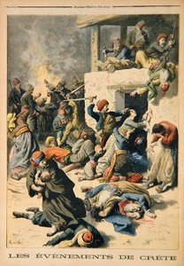 Ereignisse auf Kreta, aus "Le Petit Journal", 26. Juli 1896