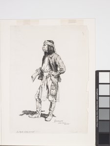 Ein Apache-Soldat oder Späher von Frederic Remington