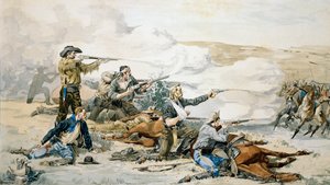 Schlacht von Beechers Island, 1868 (Custers letzter Widerstand) ca. 1885