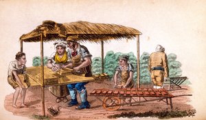 Der Ziegelmacher aus Ackermanns Welt im Miniaturformat von Frederic Shoberl