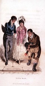 Der Link Man aus Ackermanns Welt im Miniaturformat, 1820er