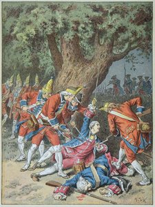 Tod des Ritters von Assas am 16. Oktober von Frederic Theodore Lix