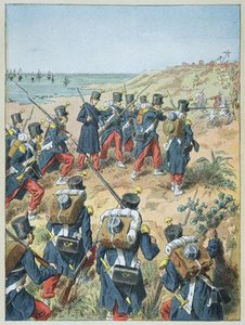 Landung der Franzosen in Algerien, 14. Juni von Frederic Theodore Lix