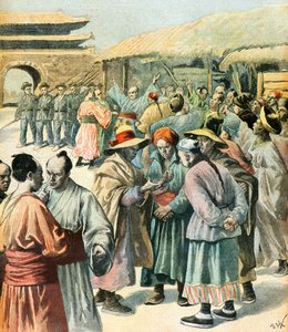 Der Beginn des Bauernkriegs in Korea von Frederic Theodore Lix