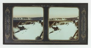 Winter, Niagarafälle, Table Rock, kanadische Seite von Frederic and William Langenheim