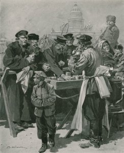 Ein Teestand für Droschkenfahrer von Frederic de Haenen