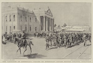 Die Garnison von Kimberley, Parade der Kimberley-Gewehre vor Colonel Kekewich