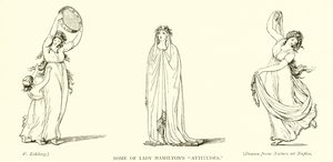 Einige von Lady Hamiltons Posen von Frederich Rehberg