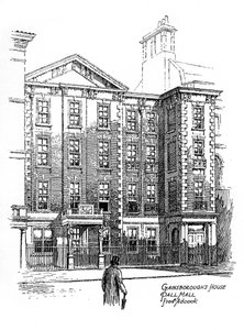 Gainsboroughs Haus, Pall Mall, London, 1912 von Frederick Adcock
