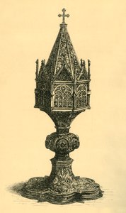 Monstranz, um 1450, 1881