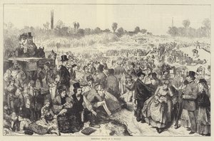 Hampstead Heath an einem Feiertag von Frederick Barnard