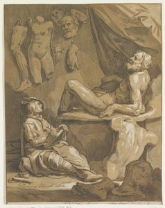 Titelblatt für: Abraham Bloemaert, Oorspronkelyk en vermaard konstryk tekenboek. Teil 1 von Frederick Bloemaert