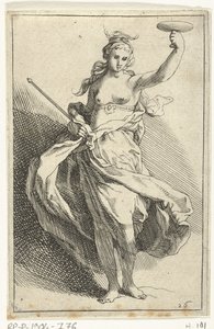 Frau mit Kelch und Zepter von Frederick Bloemaert