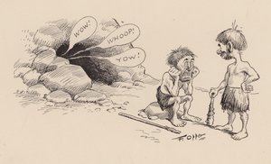 Unsere antediluvianen Vorfahren von F Opper: Nummer Vierundvierzig von Frederick Burr Opper