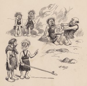 Unsere antediluvianischen Vorfahren von F Opper: Nummer Sieben von Frederick Burr Opper