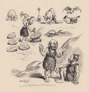Unsere antediluvianen Vorfahren von F. Opper: Nummer Fünfunddreißig von Frederick Burr Opper