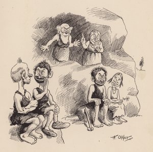 Unsere antediluvianen Vorfahren von F. Opper: Nummer Sechsunddreißig von Frederick Burr Opper