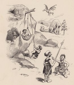 Unsere antediluvianen Vorfahren von F. Opper: Nummer Siebenundzwanzig