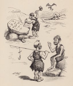 Unsere antediluvianischen Vorfahren von F Opper: Nummer Zwei von Frederick Burr Opper