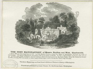 Soho Manufaktur: Holzschnitt von Frederick Calvert