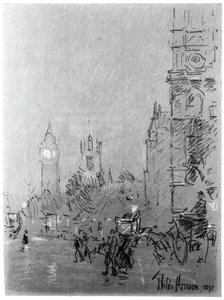 London, Abend