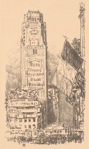 New Yorker Strauß, 1917 von Frederick Childe Hassam