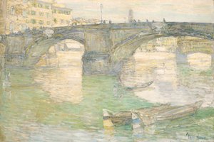 Ponte Santa Trinità, 1897 von Frederick Childe Hassam