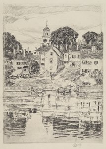 Der Kirchturm, Portsmouth, 1921 von Frederick Childe Hassam