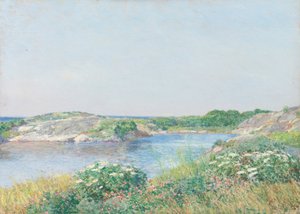 Der kleine Teich, Appledore, 1890 von Frederick Childe Hassam
