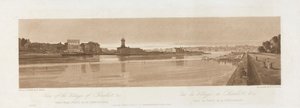 Blick auf das Dorf Chaillot & C. vom Pont de la Concorde 1803; Platte 17 aus Ansichten in Paris, das Emanuel-Volumen Nachzeichnung der Platte B1981.25.2626 von Frederick Christian Lewis the Elder