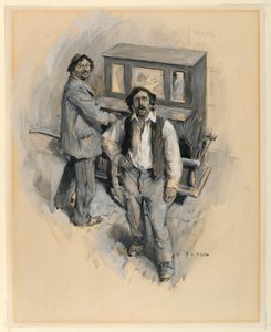 Die Orgel und die Stimme wieder unter unseren Fenstern von Frederick Coffay Yohn