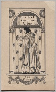 Exlibris: Herbert Spencer Allen, Sein Buch