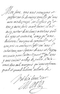 Brief von Marie de Medici an den Herzog von Savoyen, spätes 16. - frühes 17. Jahrhundert, 1865 von Frederick George Netherclift