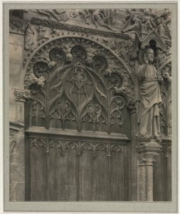 Kathedrale von Bourges: Krypta unter dem Kirchenschiff, ca. 1900
