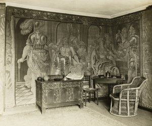 Kelmscott Manor: Im Wandteppichzimmer von Frederick H. Evans