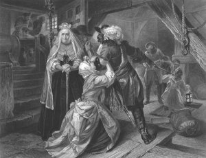Verhaftung von Alice Lisle wegen der Beherbergung von Flüchtlingen aus der Schlacht von Sedgemoor