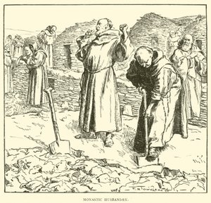 Klösterliche Landwirtschaft von Frederick Henry Townsend