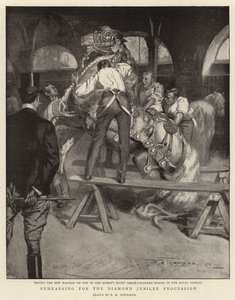 Probe für die Diamantjubiläumsprozession von Frederick Henry Townsend