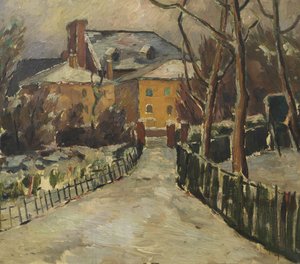 Landschaft im Schnee, ca. 1920 von Frederick James Porter
