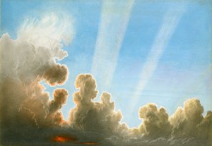 Gewitter über dem Black Country, Sonnenuntergang von Frederick Joseph Butler Lines