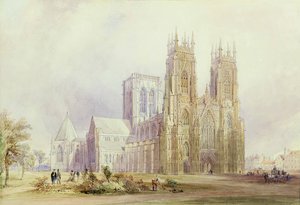 York Minster: Nordwestansicht