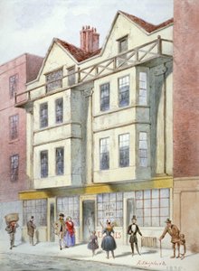 Blanchards Räumlichkeiten, Fleet Street, City of London von Frederick Napoleon Shepherd