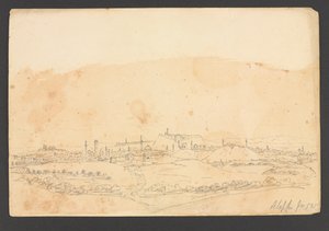 Aleppo von SW, Syrien von Frederick Peter Layard