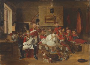 2. Life Guards, Wachraum, ca. 1828 von Frederick Richard Pickersgill
