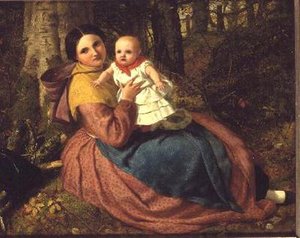 Der Sohn des Künstlers und die Amme von Frederick Richard Pickersgill