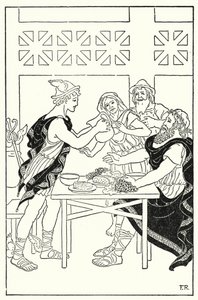 Quecksilber begann, die Schalen aus dem Krug zu füllen, der angeblich leer war von Frederick Richardson